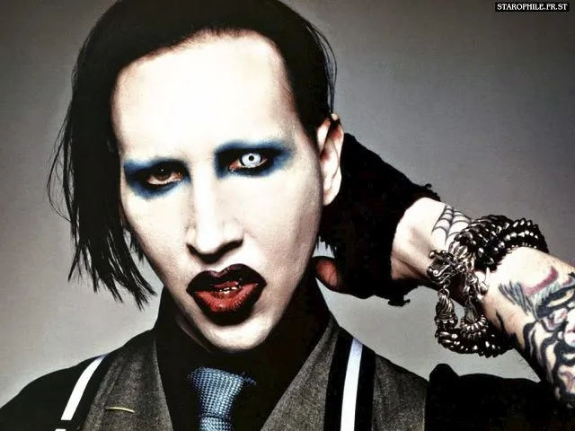 Marilyn Manson 90s industrial shock rock image