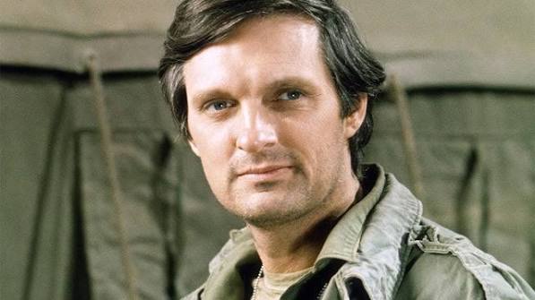 Alan Alda as Hawkeye Pierce in M*A*S*H