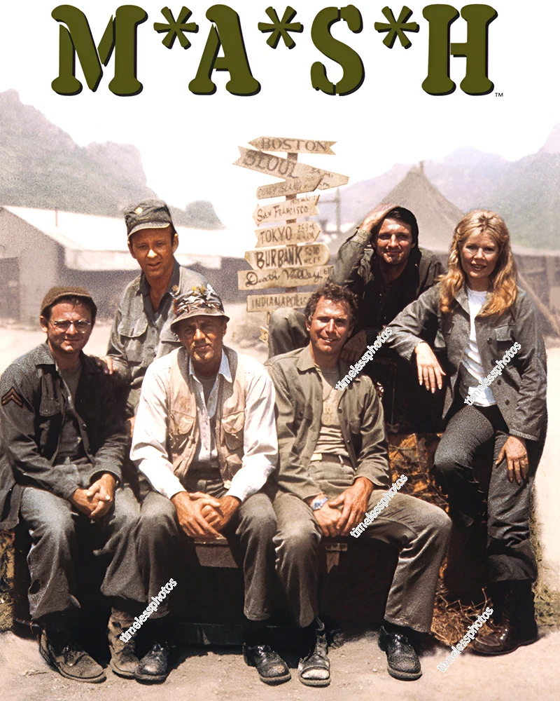 Vintage M*A*S*H cast publicity poster