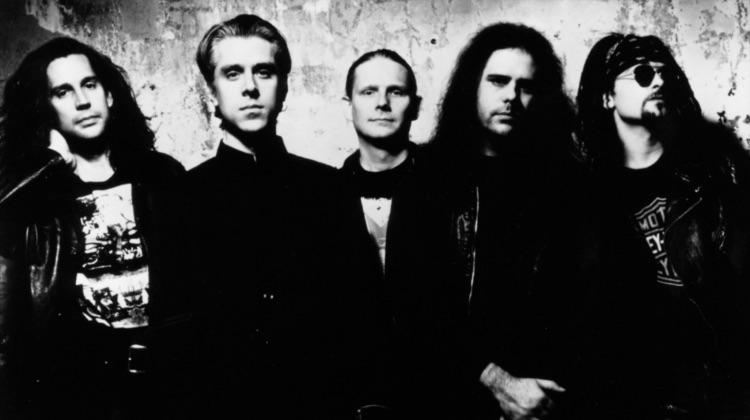 Ministry 90s industrial metal band image