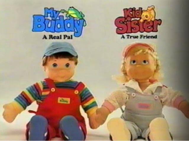 My Buddy and Kid Sister, one of the most iconic toys from the 1980s