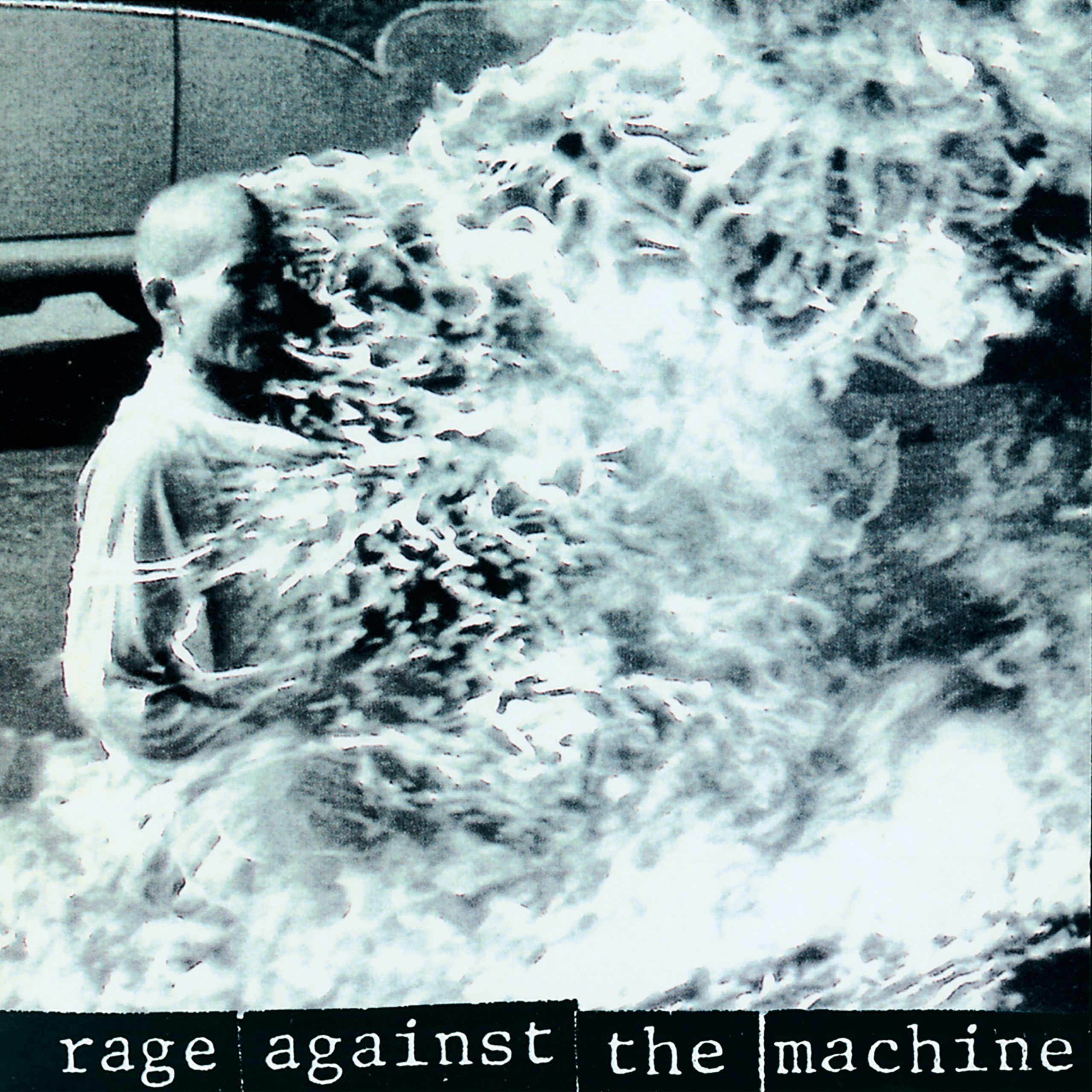 Rage Against the Machine self-titled album cover