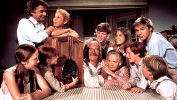 The cast of The Waltons gathered together for a family portrait
