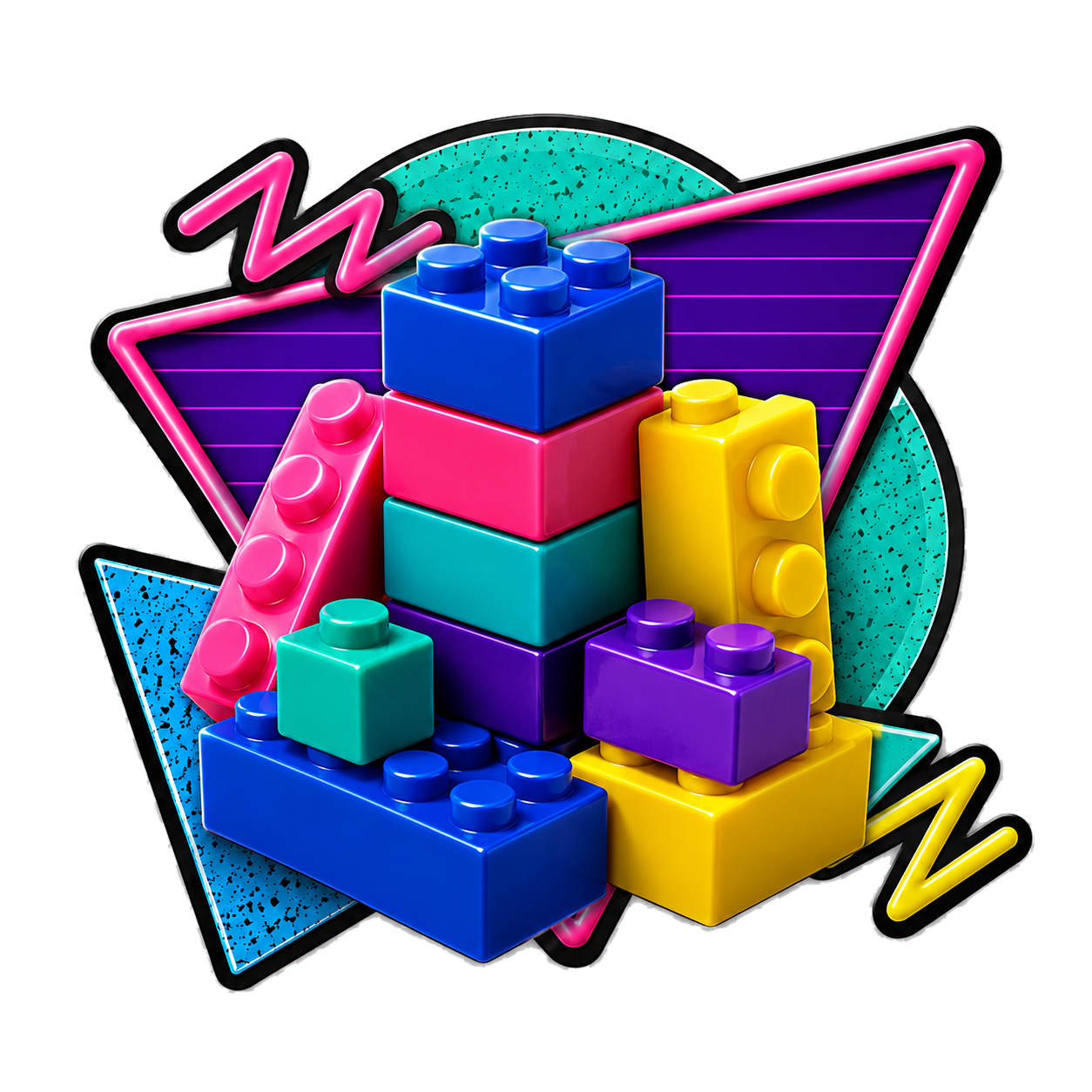 1980s toy timeline badge for 1982