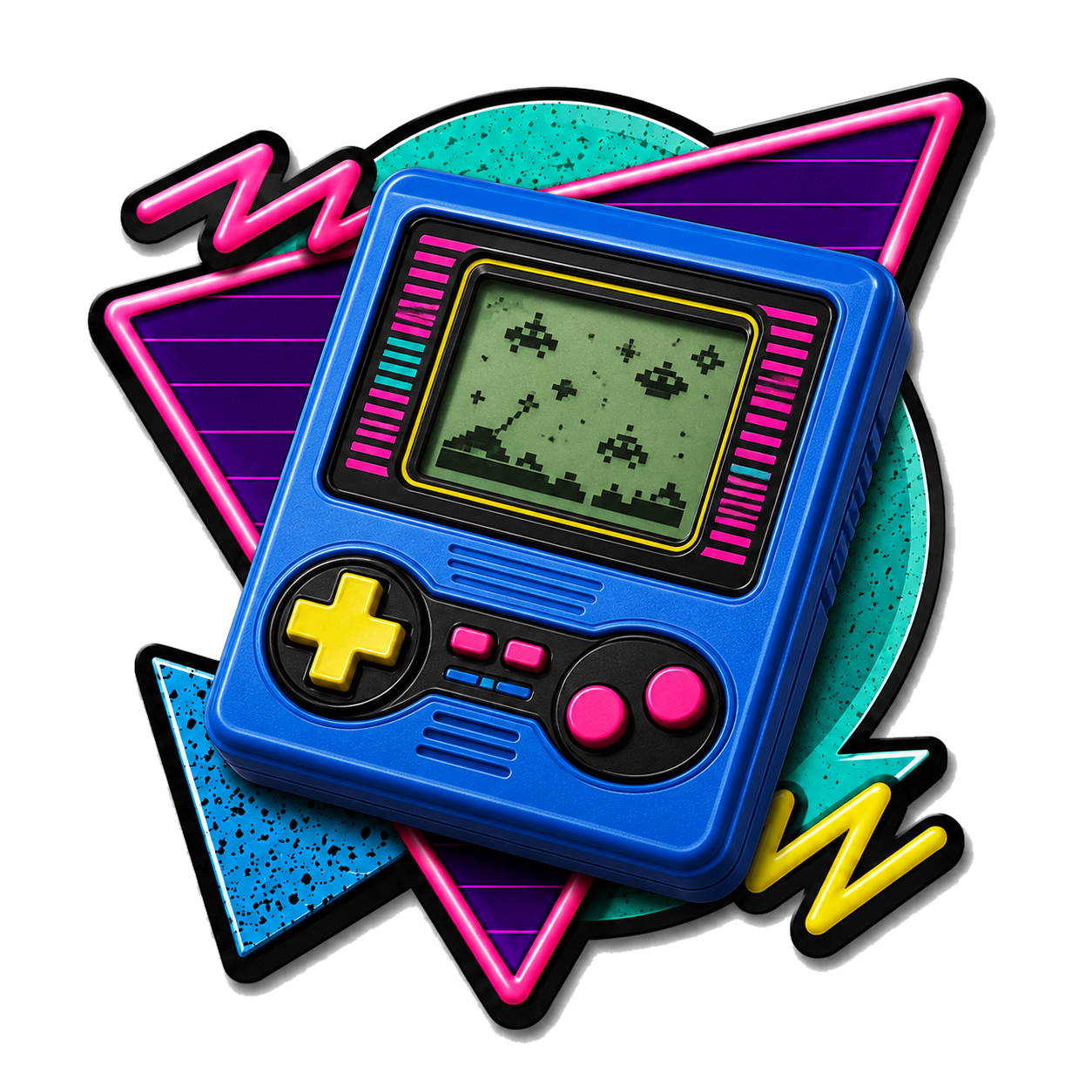 1980s toy timeline badge for 1983