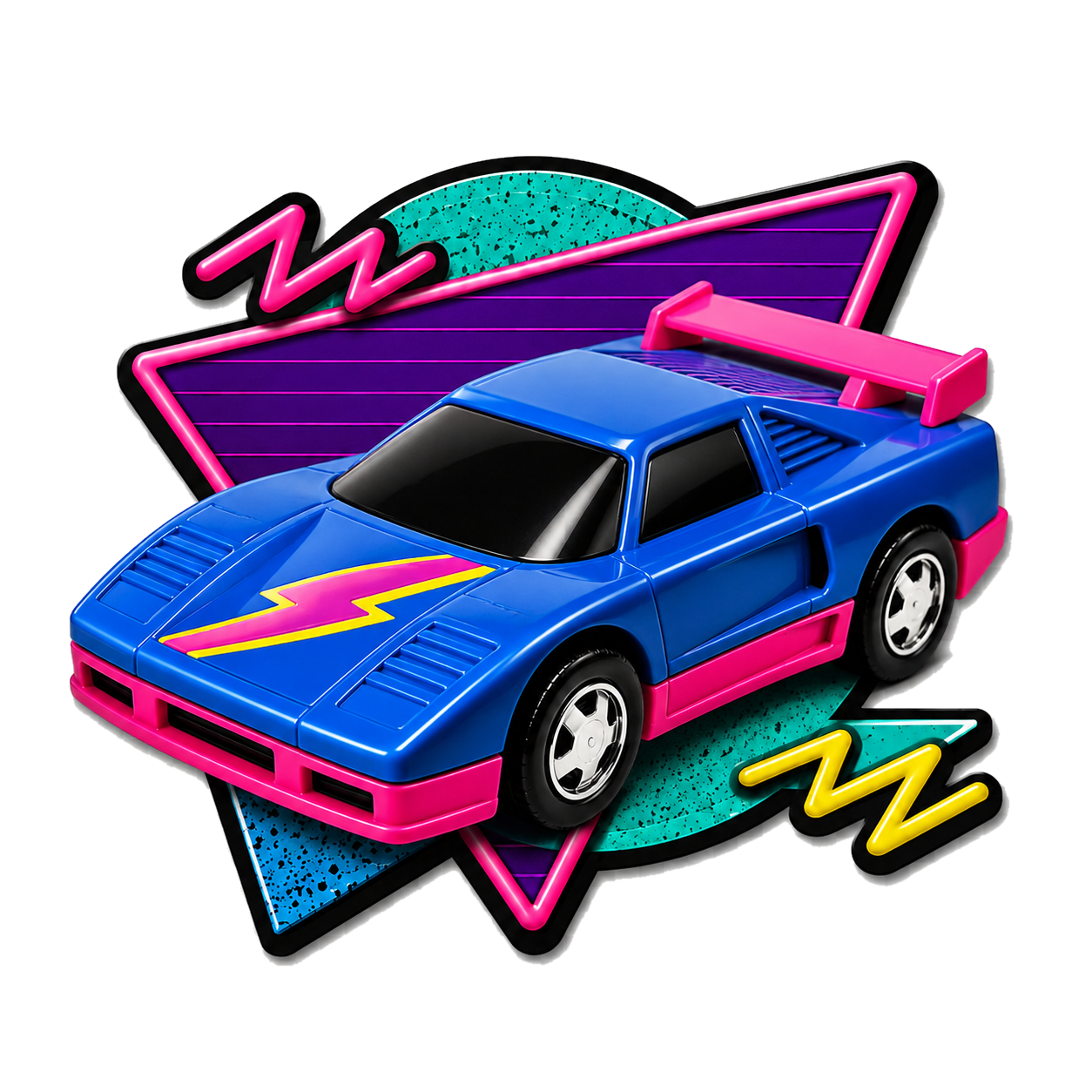 1980s toy timeline badge for 1987