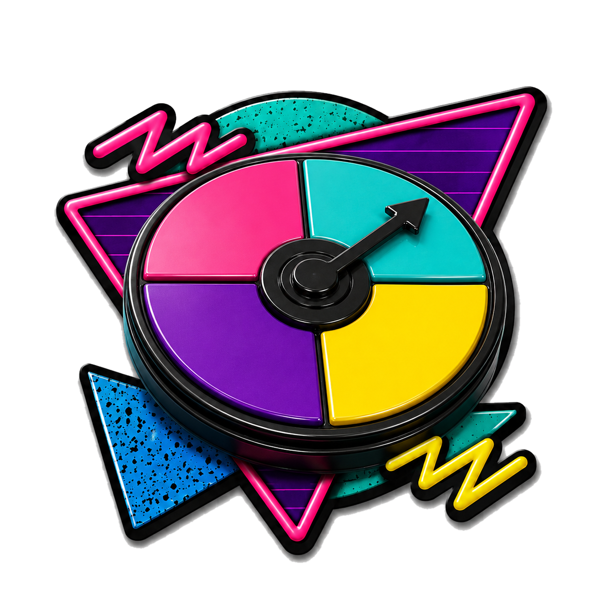 1980s toy timeline badge for 1988