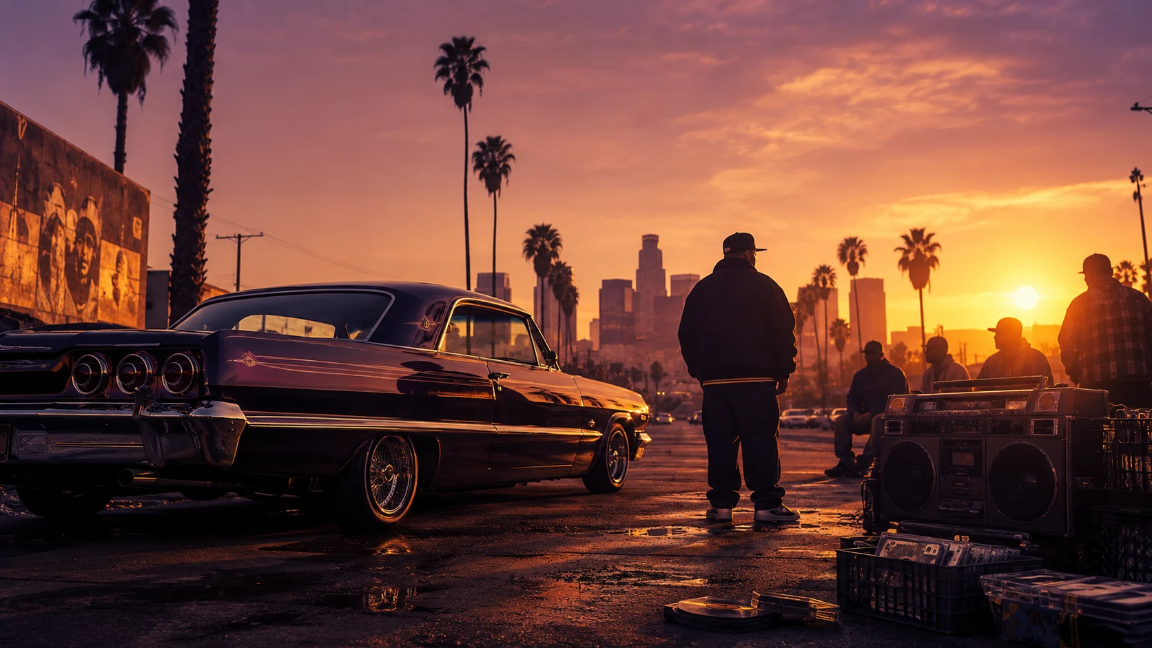 West Coast Hip-Hop in the 90s: G-Funk, Gangsta Rap, Lowriders, and the California Takeover