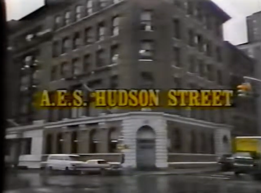 A.E.S. Hudson Street 1970s television publicity image