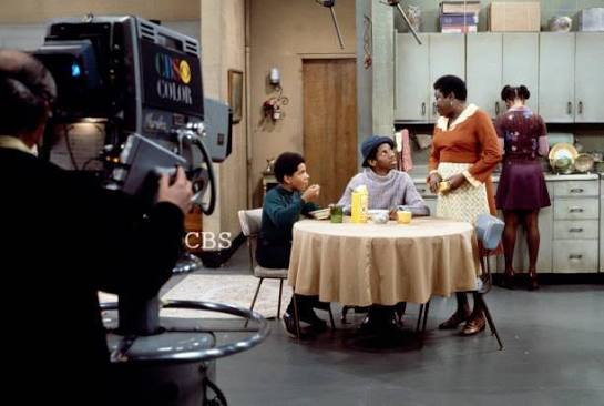Behind-the-scenes photograph from Good Times