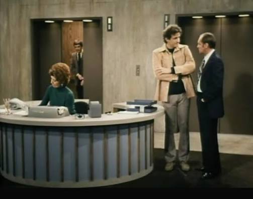 Bob Hartley in his psychology office on The Bob Newhart Show