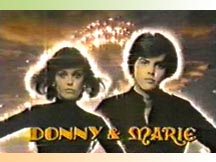 Donny and Marie Osmond in the Donny & Marie television opening