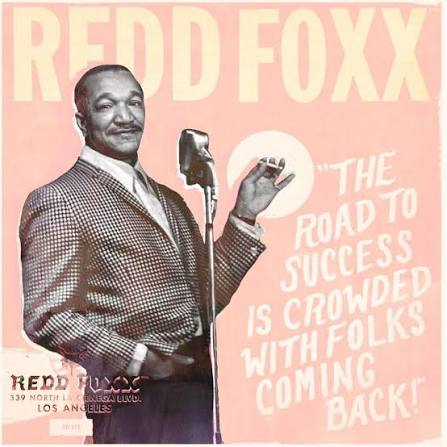Early publicity photograph of comedian Redd Foxx
