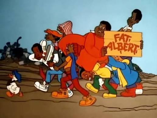Fat Albert and the Cosby Kids in the original 1970s animated series