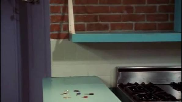 Keys left on the counter in Monica's apartment during the Friends finale