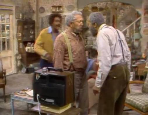 Fred Sanford, Lamont Sanford and Grady Wilson together
