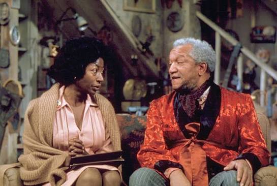 Fred Sanford with Donna Harris