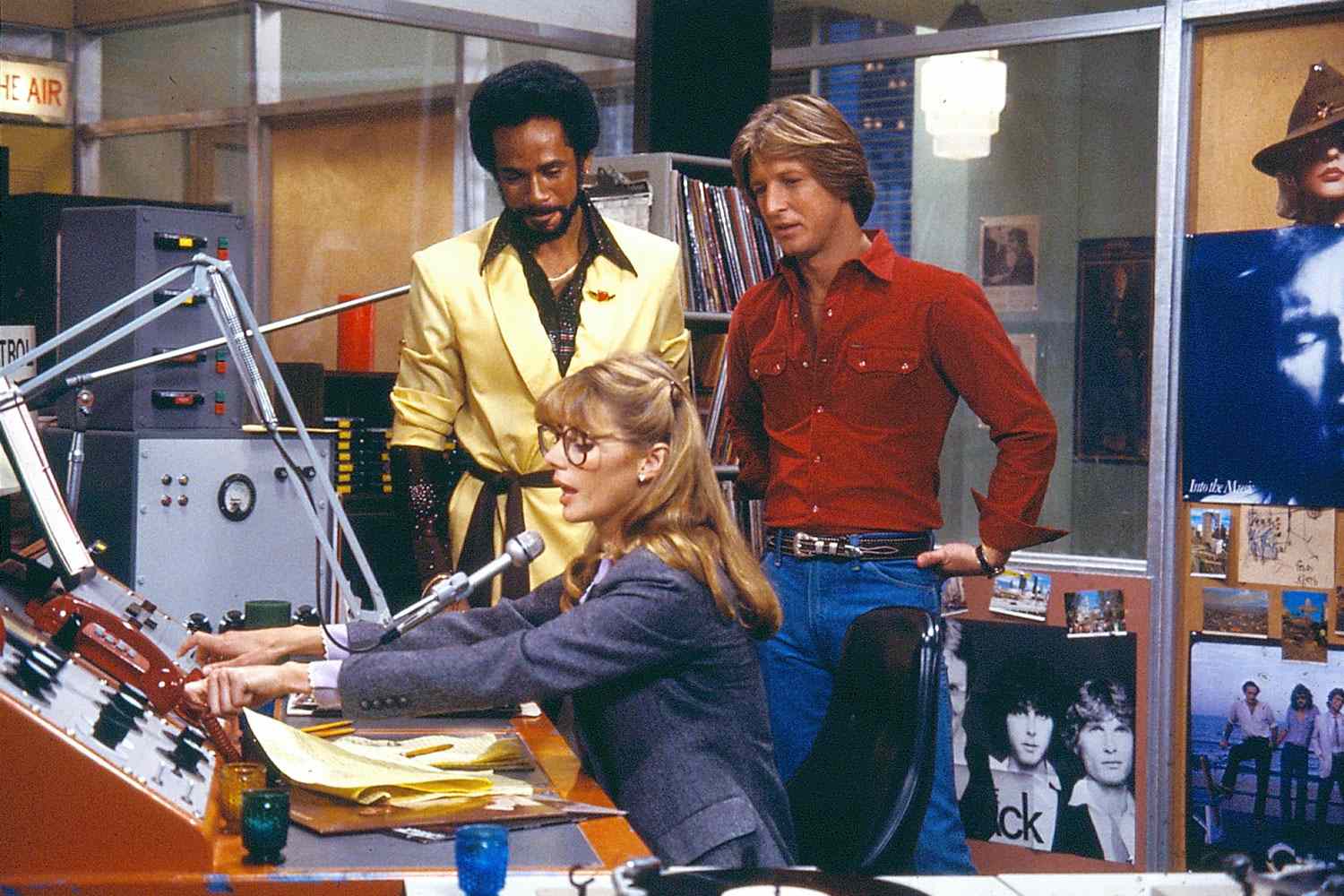 Gary Sandy as program director Andy Travis inside WKRP
