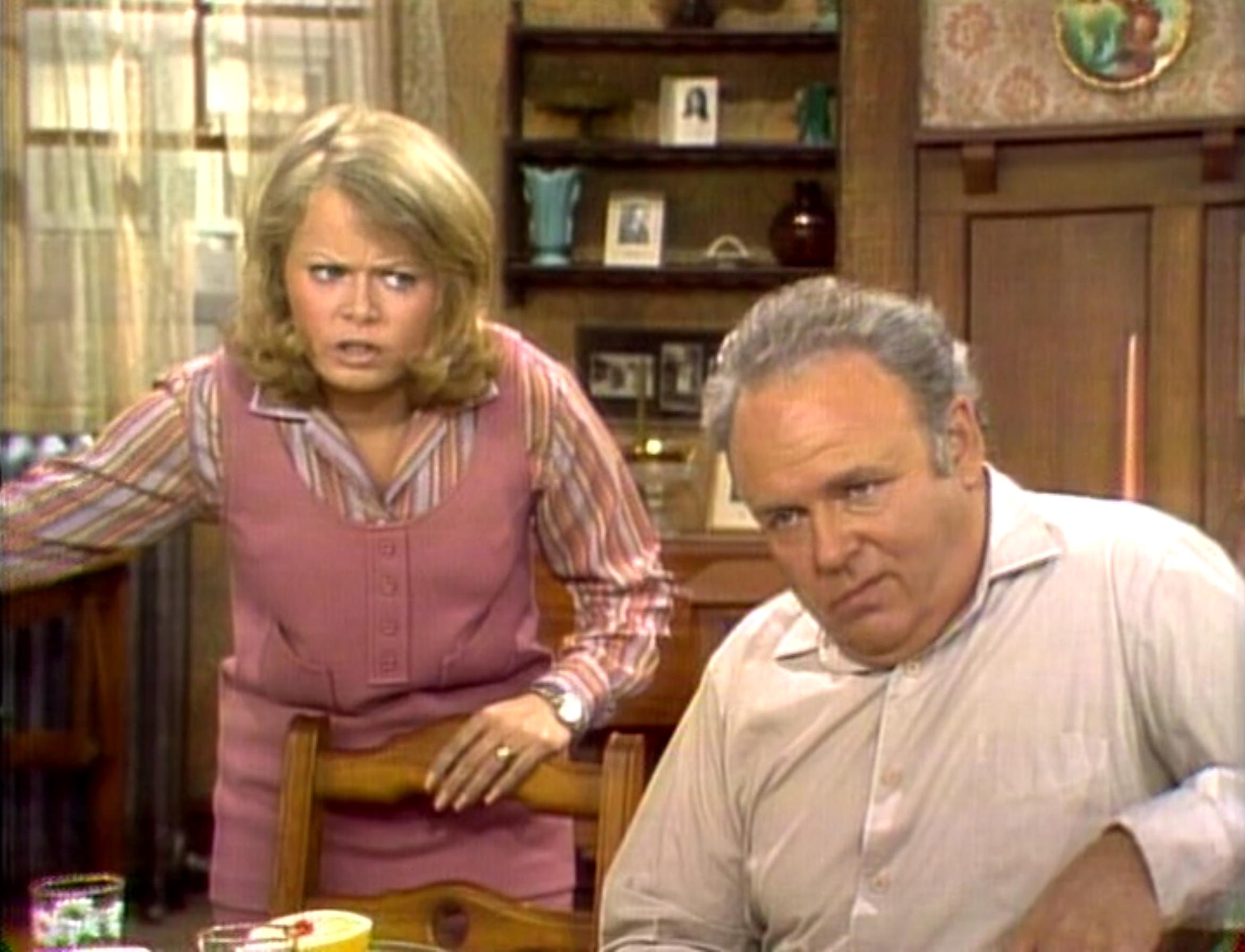 Gloria Stivic confronting Archie Bunker