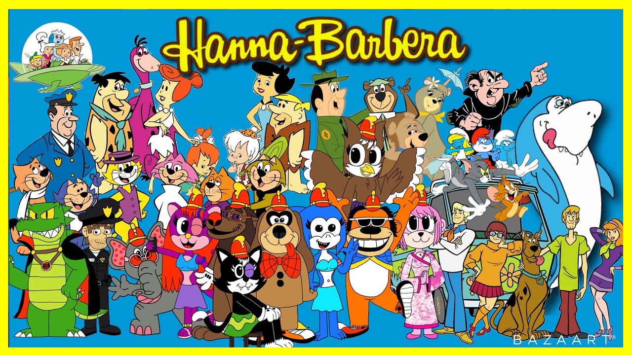 Hanna-Barbera promotional artwork featuring classic cartoon characters