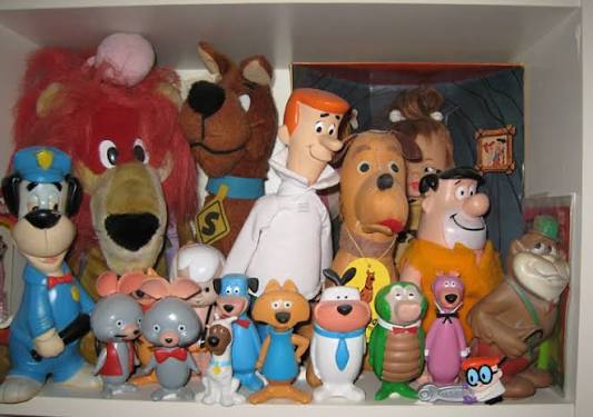 Hanna-Barbera lunch boxes, records, toys and character memorabilia