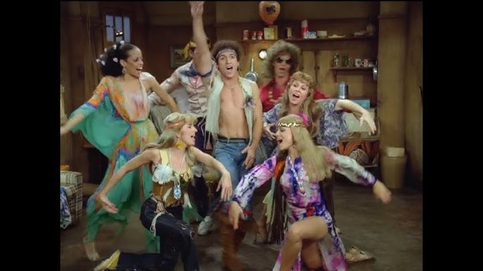 Final-season scene from Laverne and Shirley episode Here Today Hair Tomorrow