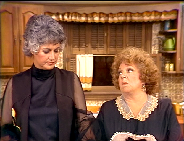 Hermione Baddeley as Mrs. Naugatuck on Maude