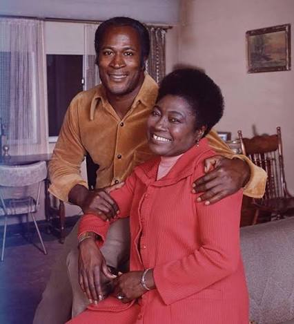 James and Florida Evans together