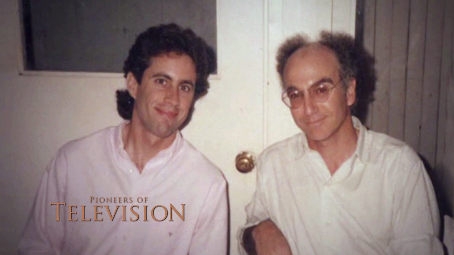 Jerry Seinfeld and Larry David together during the Seinfeld era