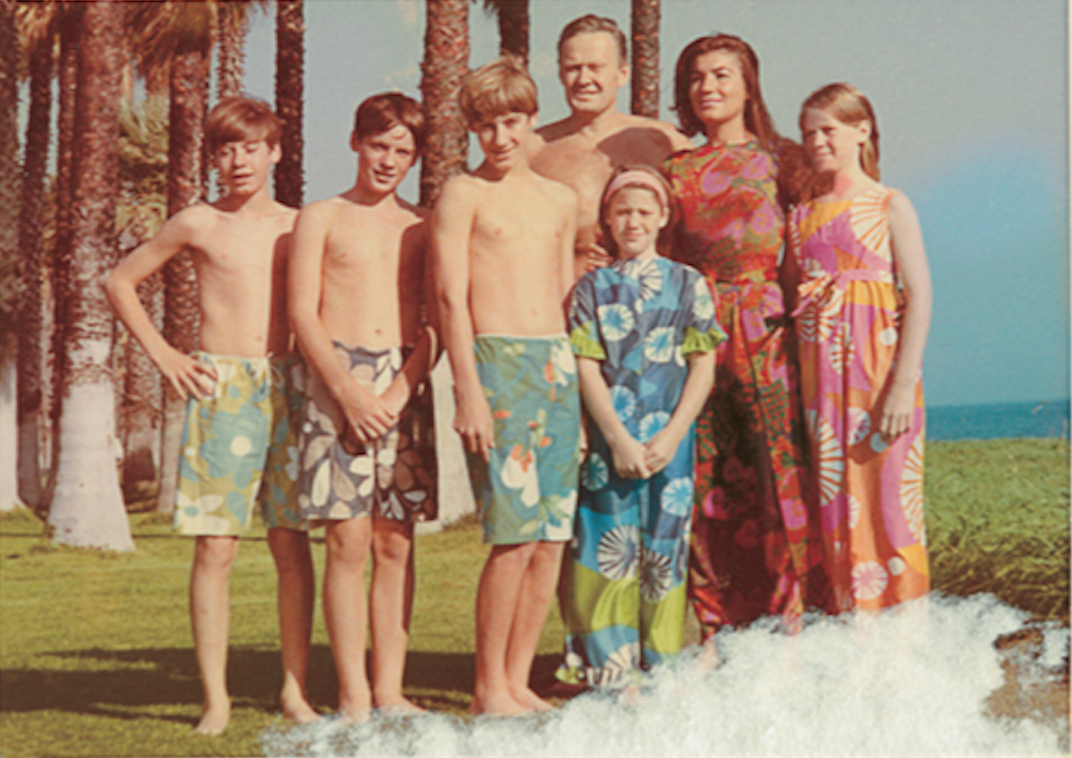 Lance Loud with members of his family