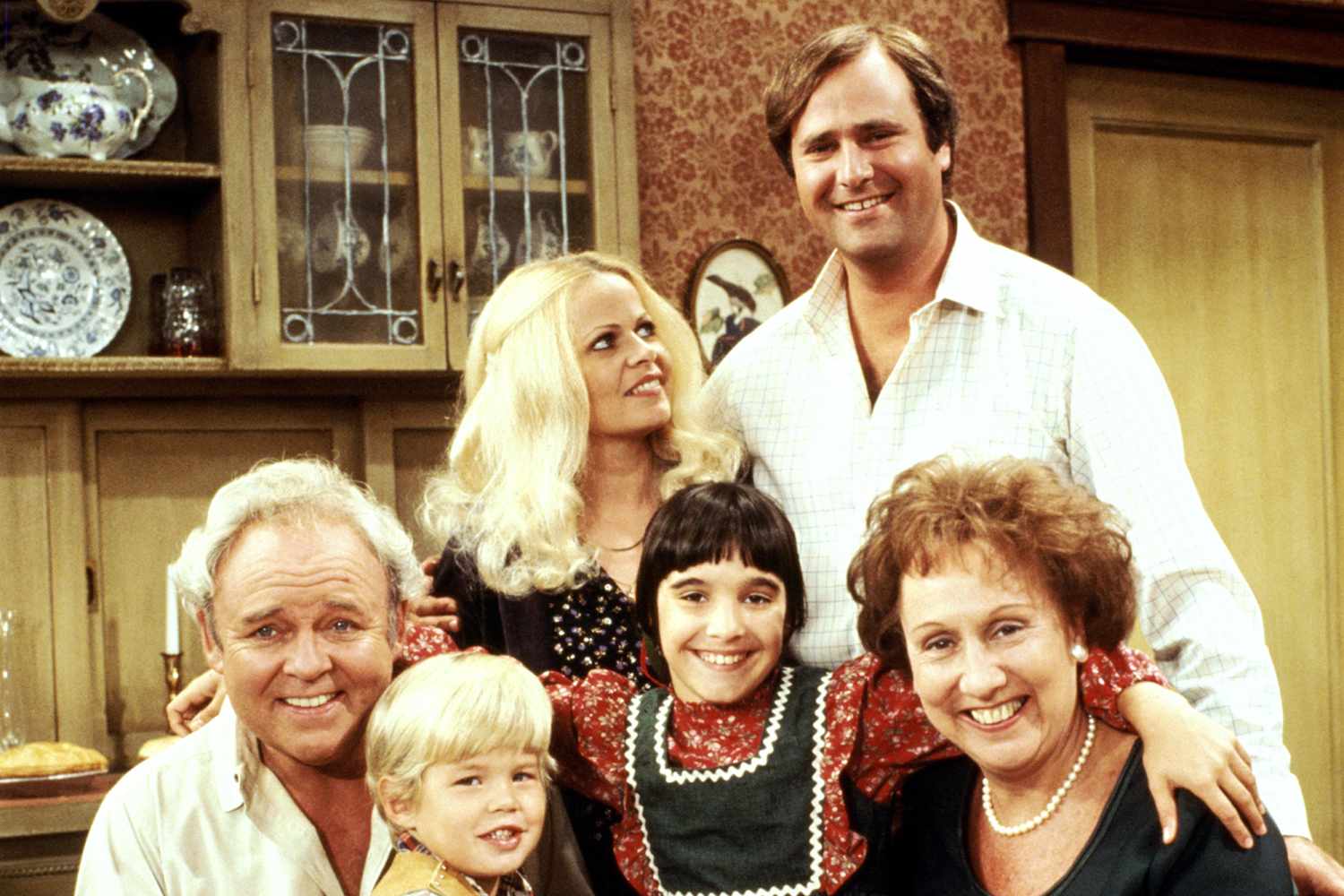 Later-series All in the Family cast with Stephanie