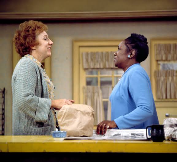 Louise Jefferson and Edith Bunker together