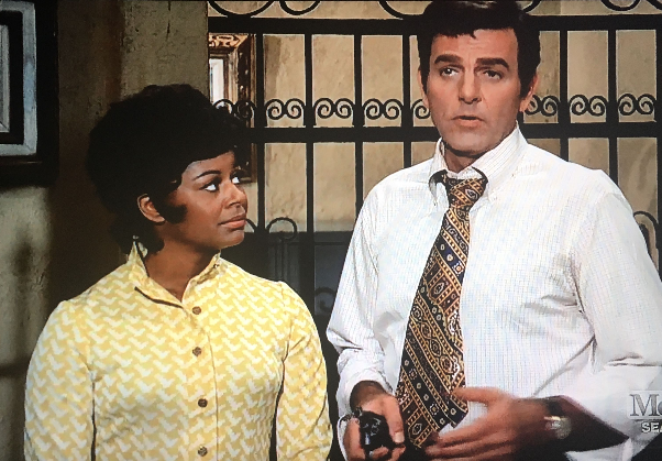 Joe Mannix with Peggy Fair in Mannix