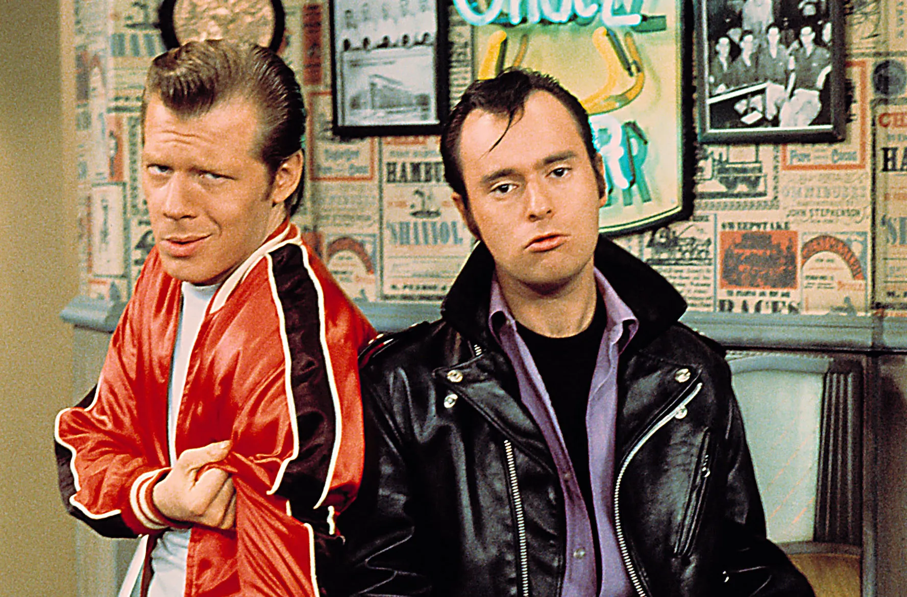 Michael McKean and David L. Lander as Lenny and Squiggy