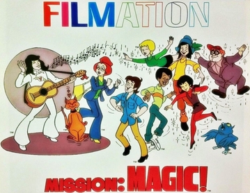 Mission: Magic! animated series artwork with Rick Springfield