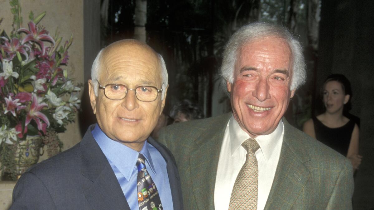 Norman Lear and Bud Yorkin together during the development era of All in the Family