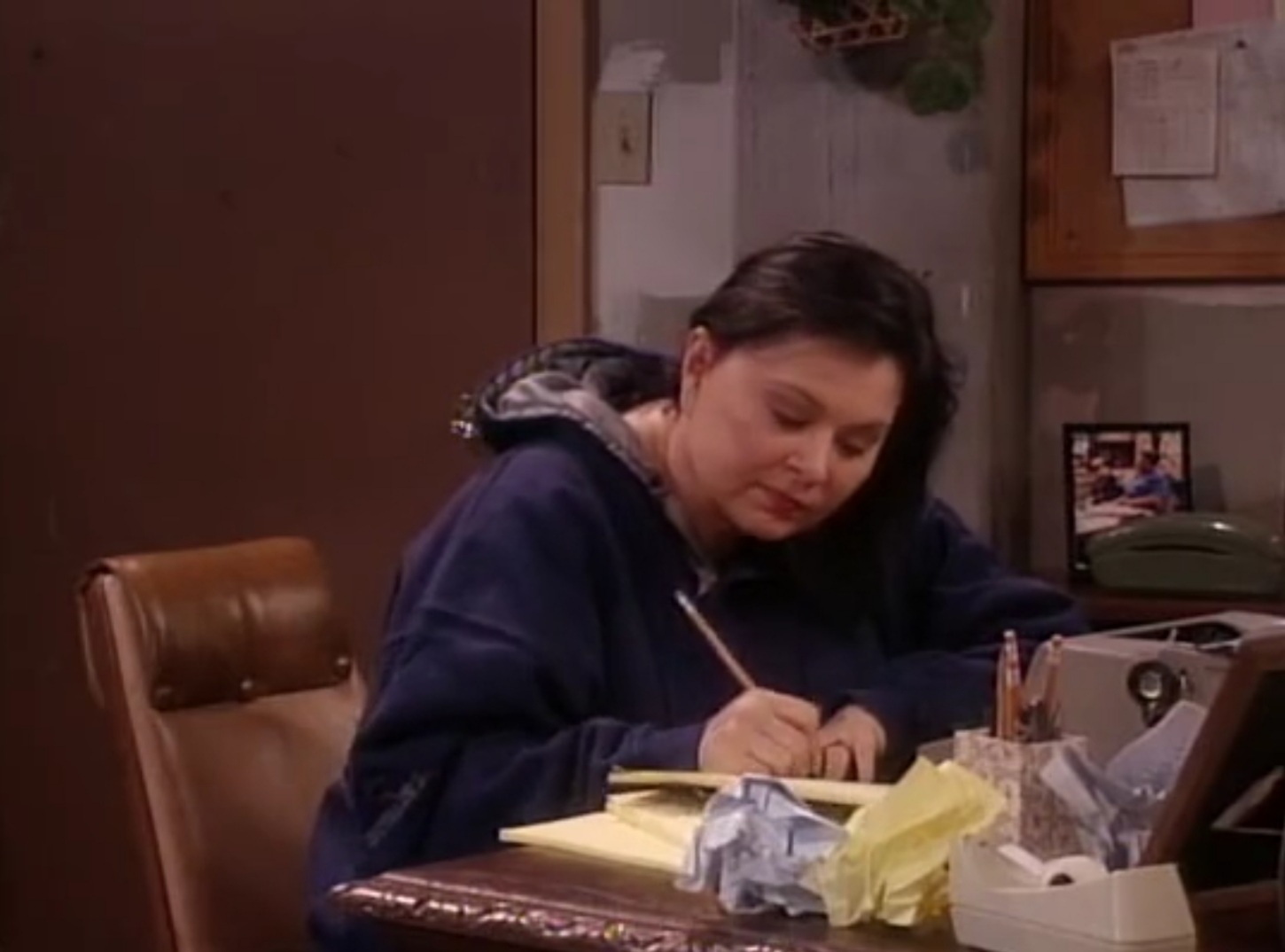 Original Roseanne finale visual from Into That Good Night