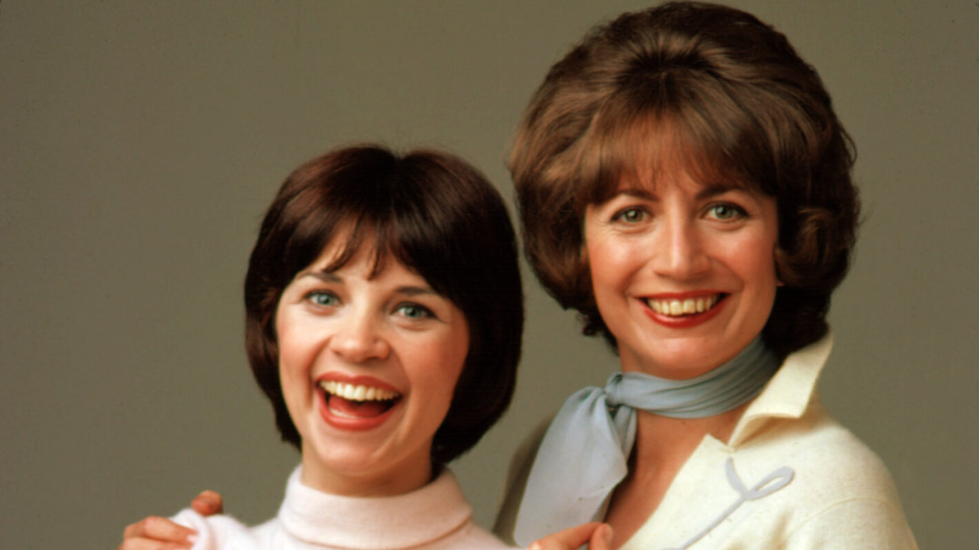 Penny Marshall and Cindy Williams together as Laverne and Shirley