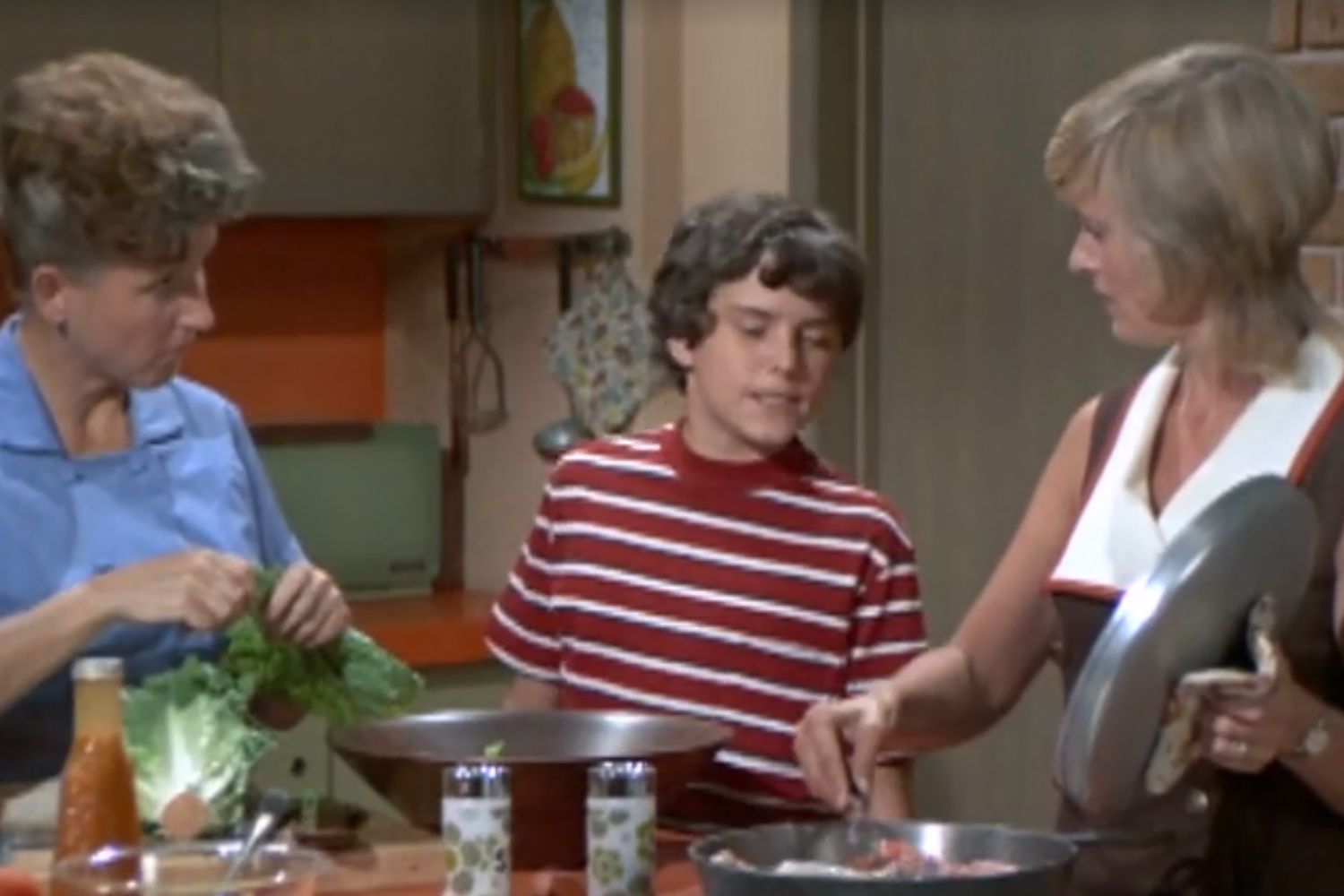 Peter Brady doing the pork chops and applesauce imitation