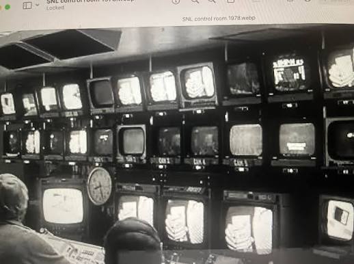 Real television network control room or scheduling board