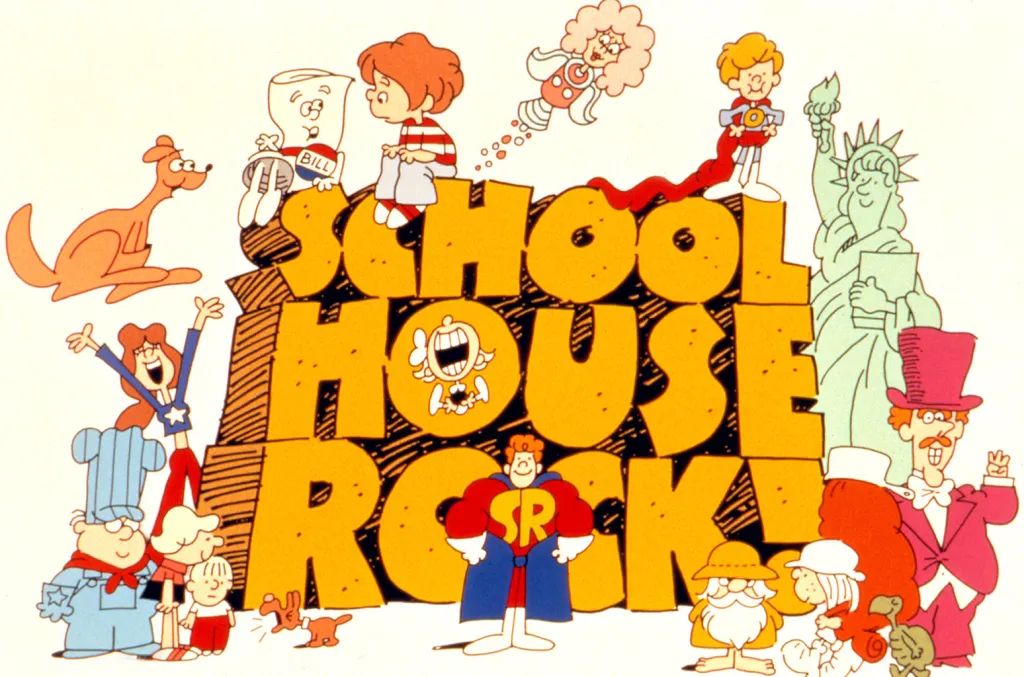 Schoolhouse Rock! billboard-style promotional artwork