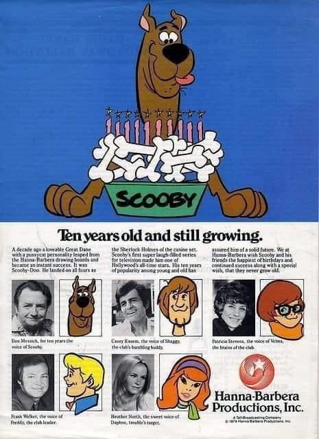 Scooby-Doo and Mystery Inc. in 1970s Hanna-Barbera publicity artwork