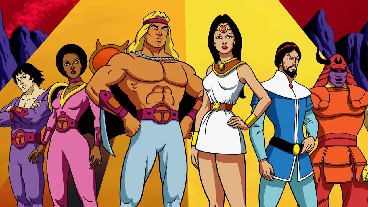 Space Sentinels animated superhero team