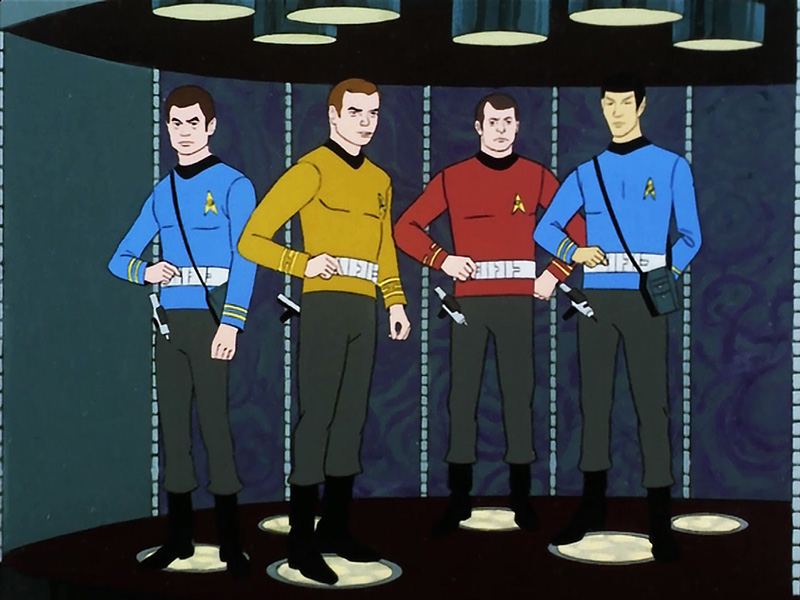 Star Trek: The Animated Series bridge crew scene