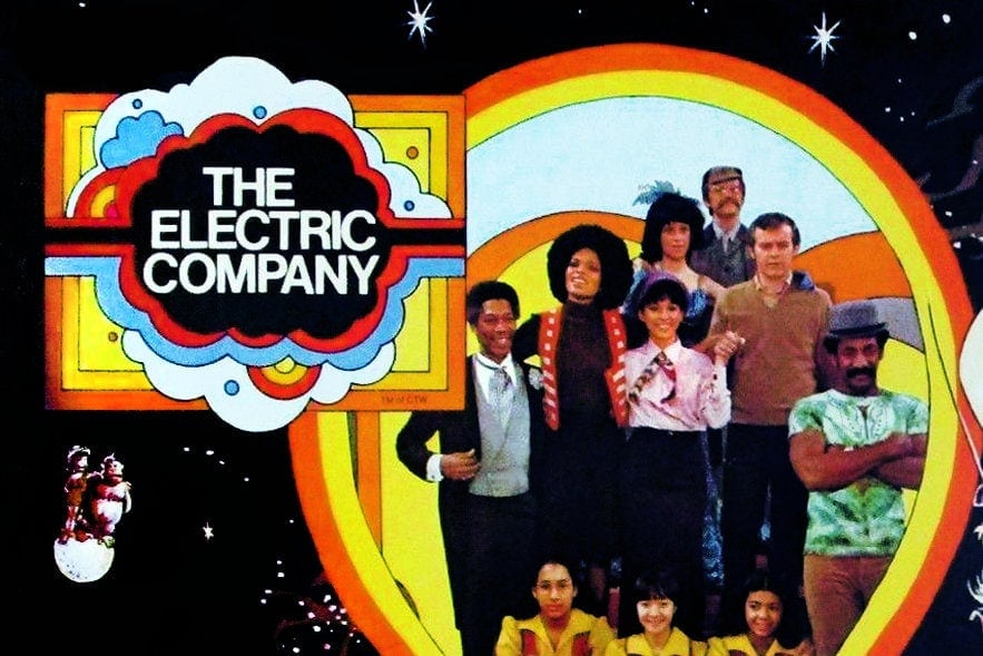 The original cast of the 1970s educational series The Electric Company