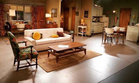 Interior of the Evans family apartment from Good Times