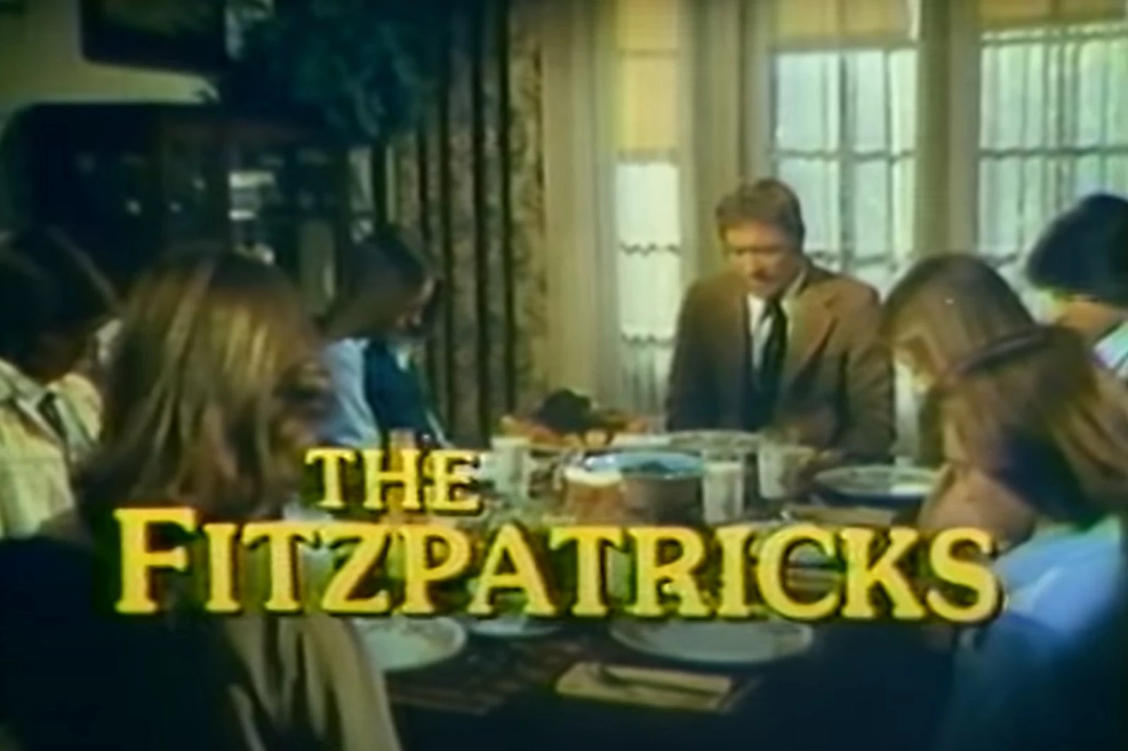 The Fitzpatrick family gathered at the breakfast table
