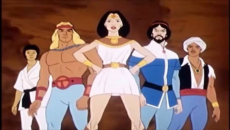 The Freedom Force animated superhero team