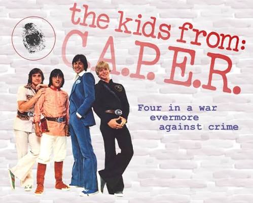 The young cast in promotional artwork for The Kids From C.A.P.E.R.