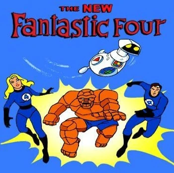 The New Fantastic Four animated superhero team